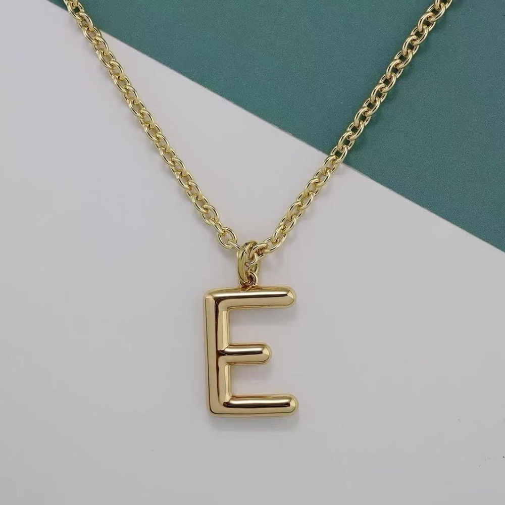Roxanne Assoulin The Very Big Puffy Initial Necklace E